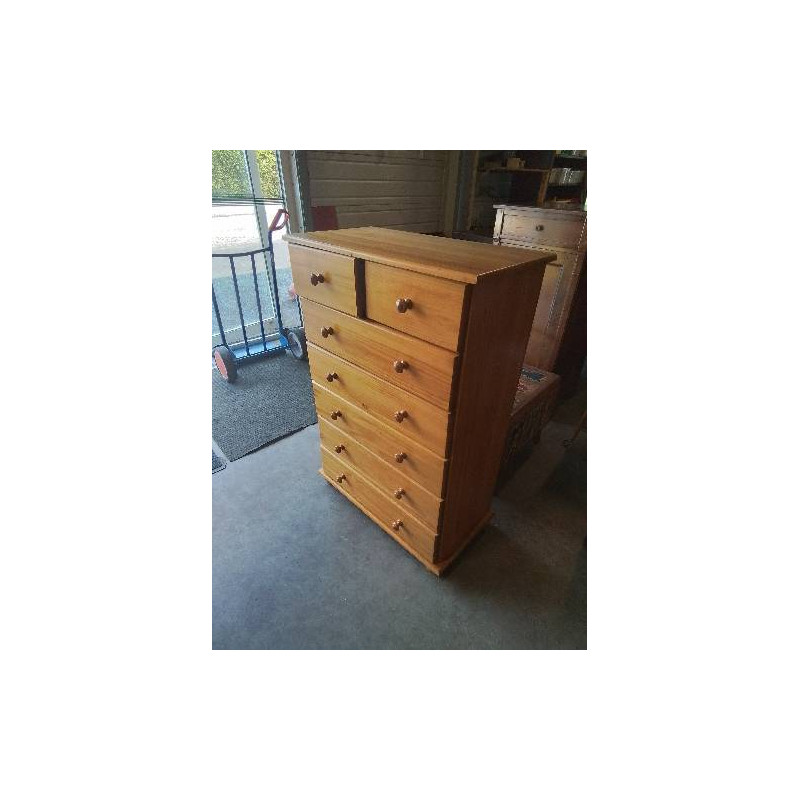 COMMODE PIN 7 TIROIRS 