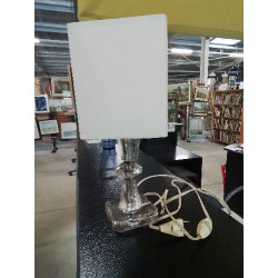 LAMPE CRISTAL ET LAITON AJ...