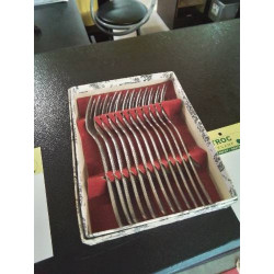 12 FOURCHETTES A ESCARGOT INOX