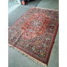 TAPIS LAINE FAIT MAIN ROUGE BLEU JAUNE 240X173CM