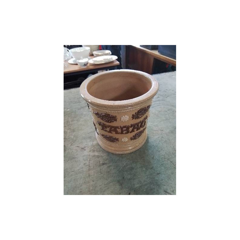 POT A TABAC GRÈS VERNISSE 