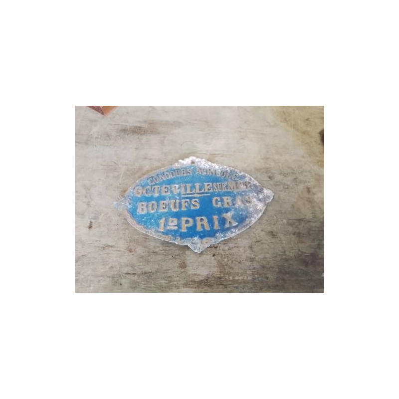 PLAQUE MÉTAL CONCOURS AGRICOLE