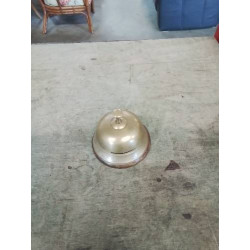 SONNETTE DE COMPTOIR  LAITON ET BOIS