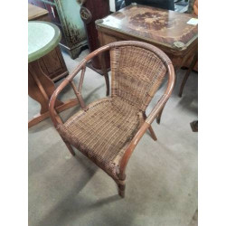 FAUTEUIL ROTIN ASSISE...