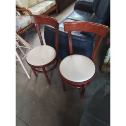 PAIRE DE CHAISES BISTROT...