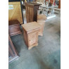 CHEVET BOIS CLAIR MOULURÉ STYLE LOUIS PHILIPPE 1 TIROIR 1 PORTE