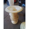 VASE ALBATRE ECRU STYLE MEDICIS