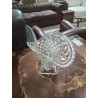 VASE OVALE CRISTAL TAILLÉ 