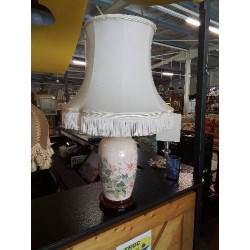 LAMPE CÉRAMIQUE ROSÉ AUX...