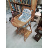 CHAISE BÉBÉ BOIS CLAIR ANNÉES 50