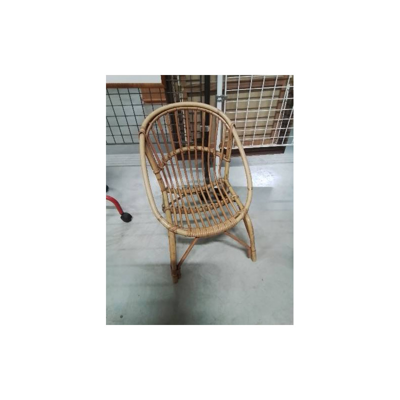 FAUTEUIL ENFANT OSIER ANNÉES 60