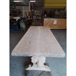 TABLE MONASTÈRE CHENE NATUREL 88X200X77