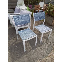 PAIRE DE CHAISES DE JARDIN...