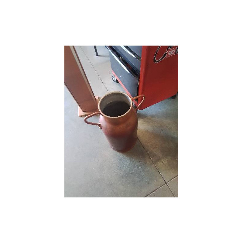 BROC A LAIT MÉTAL ORANGÉ 