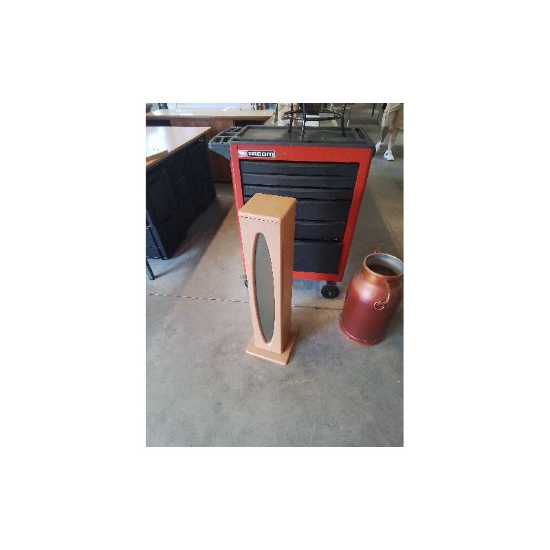 COLONNE RANGE CD’S BOIS CLAIR 1 PORTE 