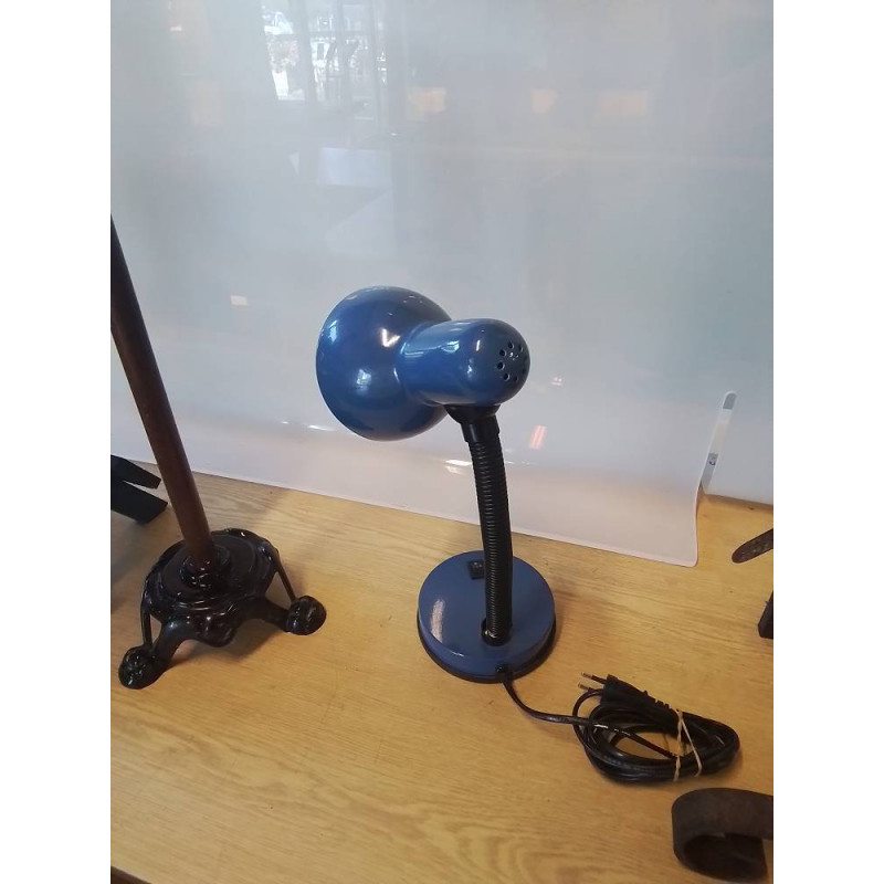 LAMPE FLEXIBLE MÉTAL BLEUE