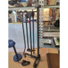 NÉCESSAIRE DE CHEMINÉE 4 PIECES FER FORGE