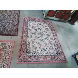 TAPIS BEIGE ROSE VERT NOIR...