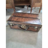 VALISE BOIS GAINÉ LAITON