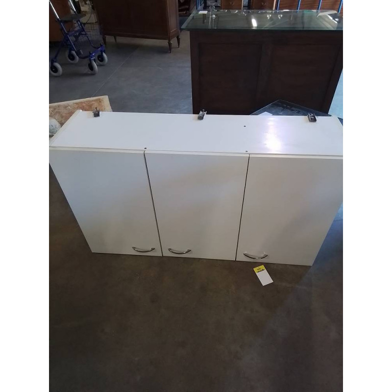 ÉLÉMENT DE CUISINE HAUT BOIS BLANC 3 PORTES 