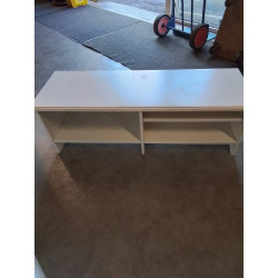 MEUBLE TV BAS BOIS BLANC 3...