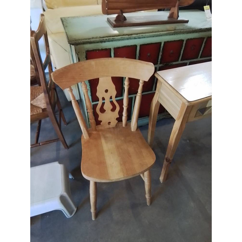 CHAISE SALOON BOIS CLAIR 