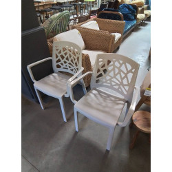 PAIRE DE CHAISES DE JARDIN...