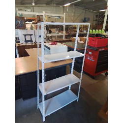 ÉTAGÈRE METAL 4 TABLETTES 