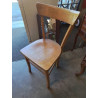 CHAISE D’ADMINISTRATION BOIS CLAIR ANNÉES 50