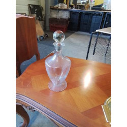 CARAFE VERRE SOUFFLÉ GRAVÉ 
