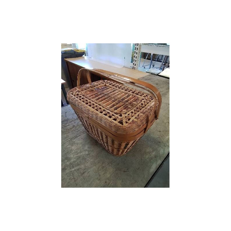 PANIER DE PIQUE-NIQUE OSIER ET VANNERIE 