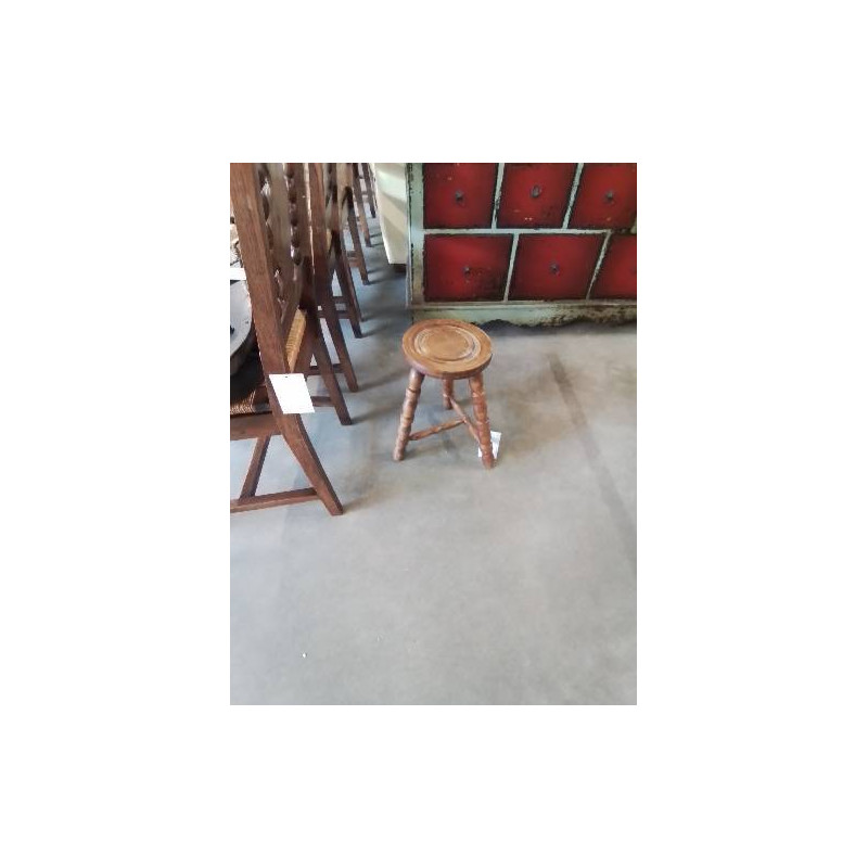 PORTE PLANTE BOIS TRIPODE PIEDS CHAPELET 