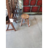 PORTE PLANTE BOIS TRIPODE PIEDS CHAPELET 