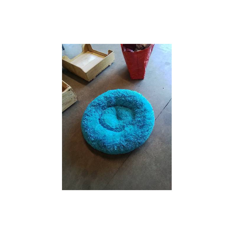 PANIER POUR ANIMAUX TISSU BLEU