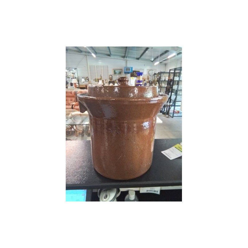 POT COUVERT A CHOUCROUTE GRES VERNISSE 7’5L