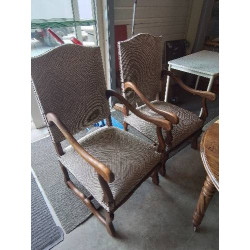 FAUTEUIL LOUIS XIV  ASSISE...