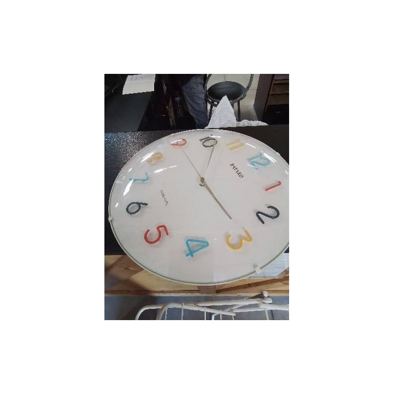 HORLOGE RONDE MURAL BAYARD RADIO PILOTE