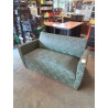 CANAPÉ ART DÉCO TISSU VERT