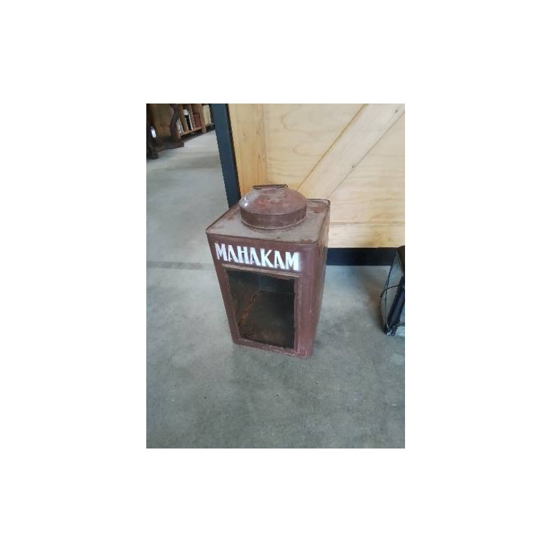 LANTERNE MÉTAL CHOCOLAT MAHAKAM