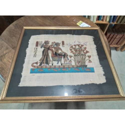 CADRE BOIS DORE EGYPTIEN 59X51