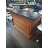 COMMODE LOUIS PHILIPPE 4 TIROIRS DESSUS MARBRE NOIR 