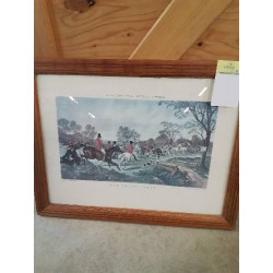 GRAVURE CHASSE A COUR D’APRES J.HARRIS