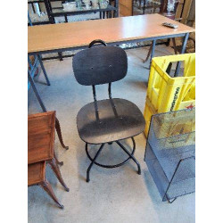 TABOURET PIÈTEMENT MÉTAL...