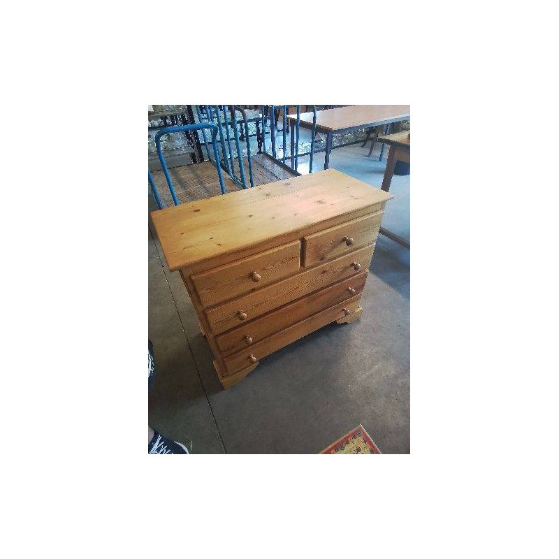 COMMODE PIN 5 TIROIRS 