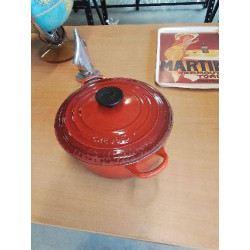 COCOTTE RONDE FONTE ÉMAILLÉE ROUGE LE CREUSET