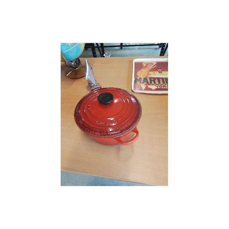 COCOTTE RONDE FONTE ÉMAILLÉE ROUGE LE CREUSET