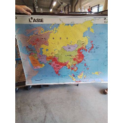 PLANISPHÈRE L\'ASIE EDITION MDI 1991