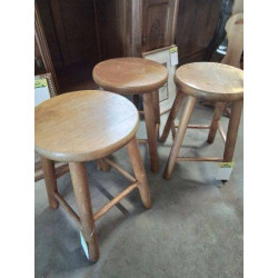 TABOURET ROND PIN 