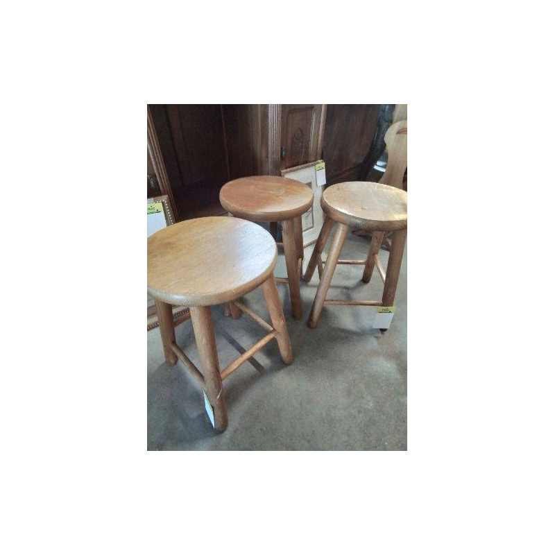 TABOURET ROND PIN 