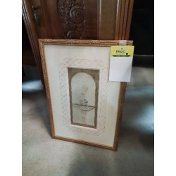 DESSIN A L’ANGE CADRE DORÉ 